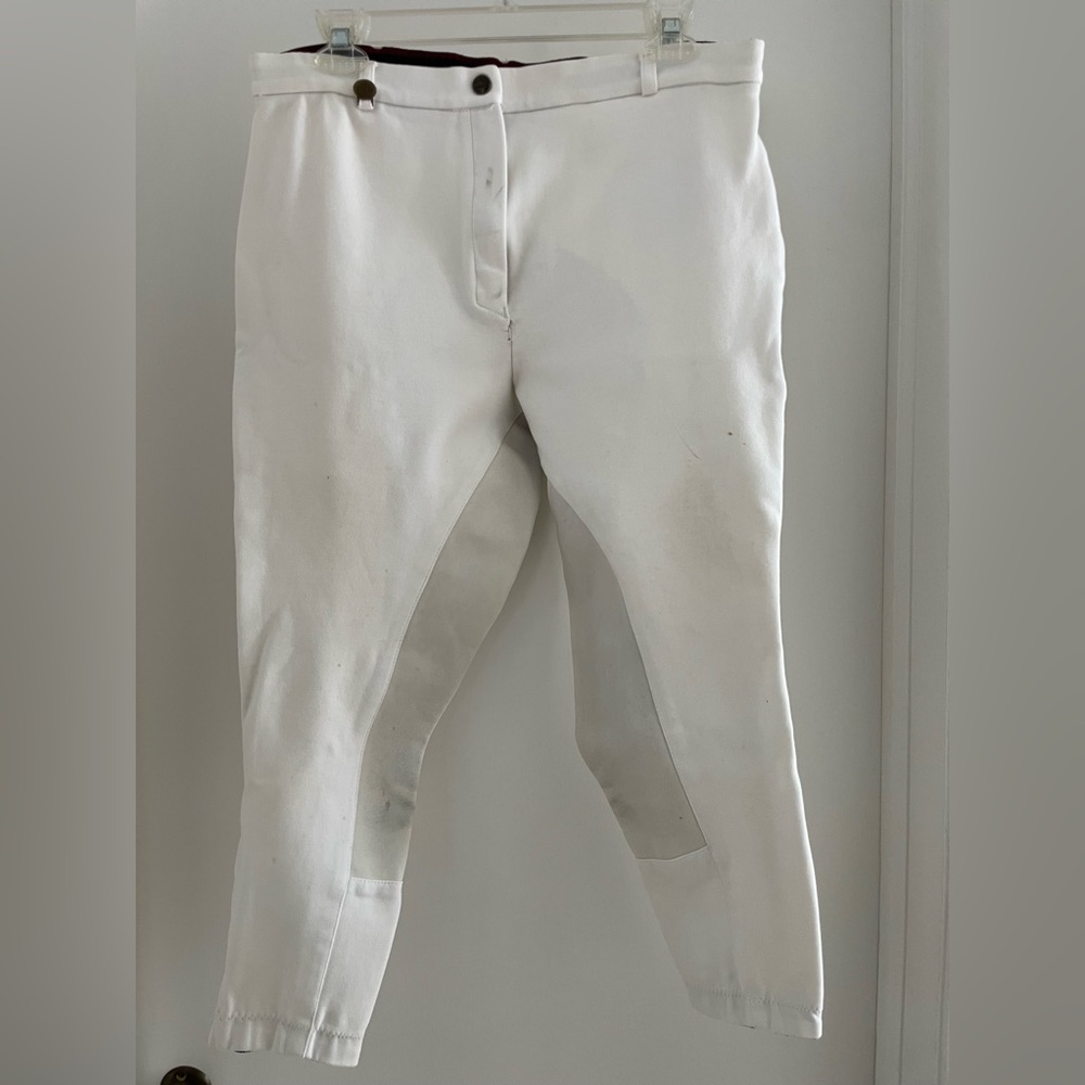 On Course Cotton Naturals Dressage Competition Breeches 34